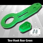 88-00 Honda Civic 94-01 Integra 04-10 Scion 02-06 Civic SI EP3 RSX Tow Hook Rear Green