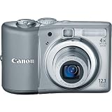 Canon PowerShot A1100 IS - Digital camera - compact - 12.1 Mpix - optical zoom: 4 x - supported memory: MMC, SD, SDHC, MMCplus - gray