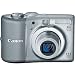 Canon PowerShot A1100 IS - Digital camera - compact - 12.1 Mpix - optical zoom: 4 x - supported memory: MMC, SD, SDHC, MMCplus - gray