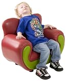Green & Red Vinyl Kid's Lounge Chair [KG-BK06-S080-GG]