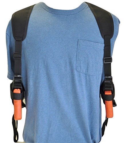 2 Gun Shoulder Holster for Glock 17, 19, 20, 21, 22, 23 & 37