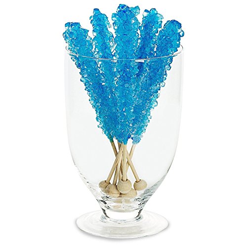 Blueberry Rock Candy Sticks (8)