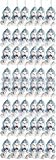Snowbuddies Christmas Tree Hanging Ornaments Set of 48