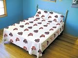 Ohio State Printed Sheet Set Queen -White - Ohio State Buckeyes Review