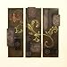 Tuscany Style 35.5" High Wood WALL ART DECO Set of 3