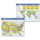 Rand McNally Notebook World and U.S. Map by Rand McNally and Company