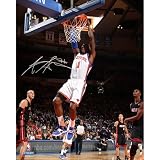Steiner Sports NBA New York Knicks Amar'e Stoudemire White Jersey Dunk vs Miami Vertical 8x10 Photograph