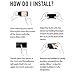 iwolkon 0.2mm Tempered Glass Screen Protector Film for Samsung Galaxy S6 Edge - Black
