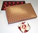 Gourmet Food : Scott's Cakes 1 lb. White Chocolate Covered Vodka Cherries in a Christmas Plaid Box