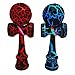 2-PACK - MINI KENDAMA TOY CO. - The Best Pocket Kendama For All Kinds Of Fun (not full size) - Awesome Colors: Black/Red and Black/Blue Kendama Set - Solid Wood - A Tool To Create Better Hand And Eye Coordination
