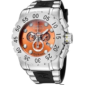 Invicta Men's 6657 Reserve Collection Chronograph Stainless Steel Black Rubber Watch