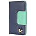 iPhone 5c Case,by HiLDA,Wallet Case,PU Leather Case,Credit Card Holder,Flip Cover Case[Blue] for iPhone 5C Only