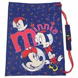 Disney Minnie Mouse Swimbag,Side Drawstring Handle,Blue