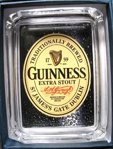Detail image Guinness Beer Glass Change Tray / Ashtray / Paperweight