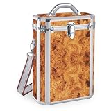 Envoy - Wood/Alum 2 Bottle Case +Corkscrew