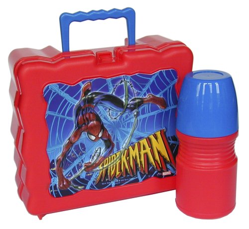 ZAK! SPIDERMAN 3D LUNCHBOX & FLASK