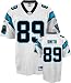 Steve Smith Jersey: Reebok White Replica #89 Carolina Panthers Jersey - Large