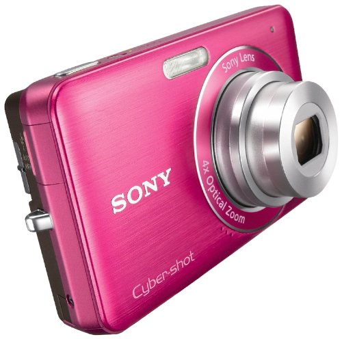 Sony DSCW310 Cyber-Shot Digital Camera (12.1 MP, 4 x Optical Zoom, 2.7 inch LCD) - Pink