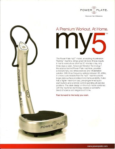 Power Plate my5 Vibration Training Machine (Silver)