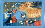 Produkt-Bild: ROSINA WACHTMEISTER by ULSTER WEAVERS Leinen Geschirrtuch Handtuch - Serie ' la dolce vita ' - Katzen Motiv