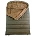TETON Sports Mammoth Queen Size Flannel Lined Sleeping Bag (94" x 62", Green)