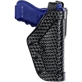 Click here to buy Uncle Mike's Mirage Plain Nylon Pro-2 Dual Retention Duty Jacket Holster.