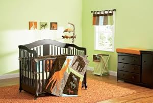 Summer Infant Crib Set, 4 Piece, Zaire