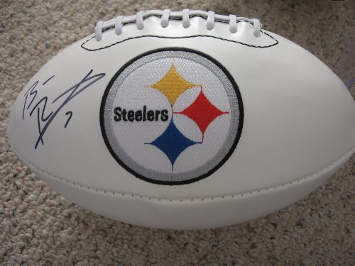 Ben Roethlisberger signed autographed Steelers logo football