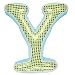 Inormous Initials Pillow- Y