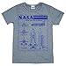 Hank Player Men's NASA Endeavour Blueprint' T-Shirt
