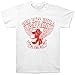 Red Hot Chili Peppers Men's by The Way Vintage Vintage T-Shirt Large White