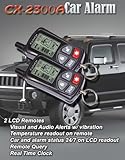 Car Alarm with Remote Start, Keyless Entry and Includes 2 Remotes