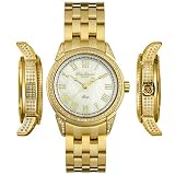 Swiss Legend Ladies Diamond Collection Capri Gold-Tone Watch #40004-44 by Swiss Legend