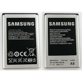 GENUINE SAMSUNG BATTERY MODEL NO. EB504465VU 1500 mAh SUITABLE FOR SAMSUNG I8910 OMNIA HD, GALAXY PORTAL, I5700 GALAXY SPICA, I5801 GALAXY APOLLO AND S8500 WAVE