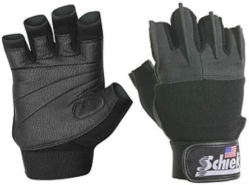 Schiek Model 520 Women's Weight Lifting Gloves with Velcro Wrist Closure - Black - XS