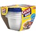 GladWare Small Bowl Containers with Lids, Round Size, 4 Cups 4 containers