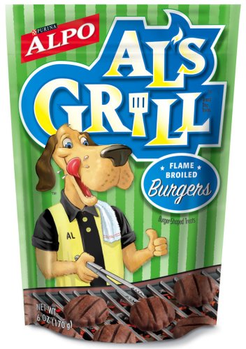 Alpo Al's Dog Treats, Grill Flame Broiled Burgers, 6-Ounce Zip Packs (Pack of 10) by Alpo
