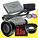 Canon EOS Rebel T5i 18 MP CMOS Digital SLR Camera Two LP-E8 Lithium Ion Replacement Battery 1500 mAh + 32GB SDHC Class 10 Memory Card + 3 Piece Filter Kit + Wide Angle Lens + 2x Telephoto Lens + Mini HDMI Cable Bundle DavisMAX T5i Accessory Kit