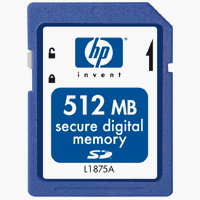 512MB Sd Flash Memory Card HP L1875A 51CD4MZ582L. SL500 AA200 512MB Sd Flash Memory Card HP L1875A
