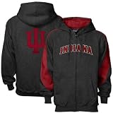 Indiana Hoosiers Charcoal Varsity Full Zip Hoody Sweatshirt