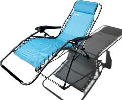 Strathwood Anti-Gravity Adjustable Recliner, Caribbean Blue