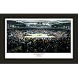 Framed Virginia Commonwealth "Rams Subdue Monarchs" Panoramic Print - Black No Mat