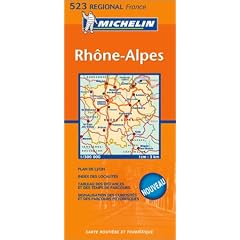 Carte routi�re : Rh�ne-Alpes