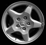 00-01 MERCEDES BENZ ML55 ml-55 ALLOY WHEEL RIM 16 INCH SUV, Diameter 16, Width 8 (5 SPOKE), CHROME, 1 Piece Only, Remanufactured (2000 00 2001 01) ALY65184U85