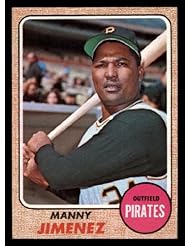 1968 Topps Manny Jimenez Pirates (Baseball Card) # 538 Deans Cards 8 - NM/MT