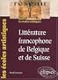Litt�rature francophone de Belgique et de Suisse