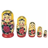 Five Nesting Russian Dolls