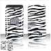 Black and White Stripes ZEBRA SNAP-ON COVER HARD CASE PHONE PROTECTOR for ZTE C88 C-88
