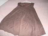 NWT J CREW Brown Strapless Embossed Dress SZ 10