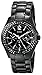 GUESS Women's U13007L1 Classic Multi-Function Black IP Watch